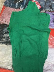 Green Turtleneck Sweater