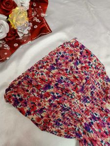 Floral Strapless Maxi Dress💕
