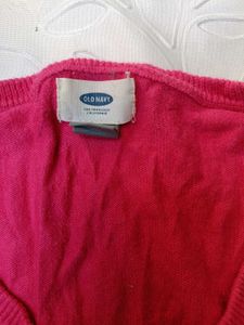 Old navy Pink Knit Cardigan