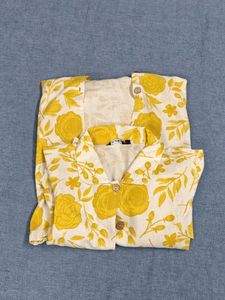 Beigh yellow Vintage Style Dress