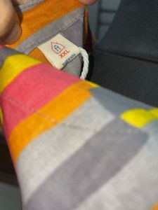 Colorful Striped Tie-Waist Dress