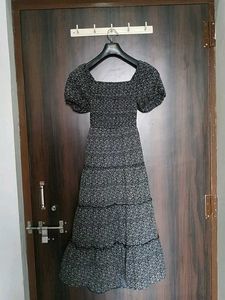 Dotted Mini Dress