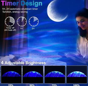 Moon and Star Projector with Bluetooth Speaker