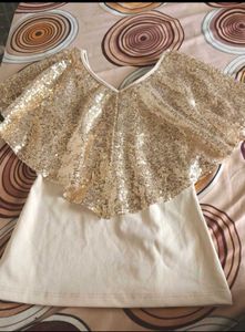 Sparkly Gold Party Top