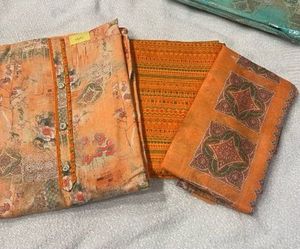 Orange Kurta Set