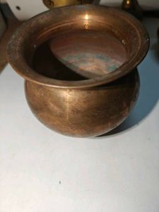 Combo of 2 Brass Pooja Items — Kalash Lota & Puja