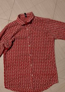 Red Patterned Shirt