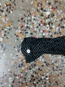 Black Polka Dot Kurta