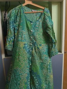 Green Anarkali Kurti