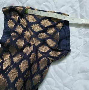Ethnic Brocade Saree Blouse
