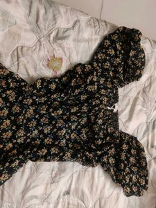 Floral Print Mini Dress