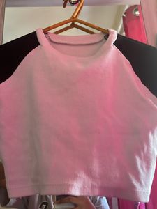 Casual Crop T Shirt