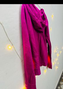 Pink Jacket With Hoodie