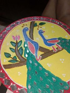 Handcrafted Peacock Wall Art