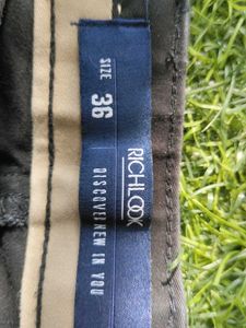 RICHLOOK Men's Black Casual Pants