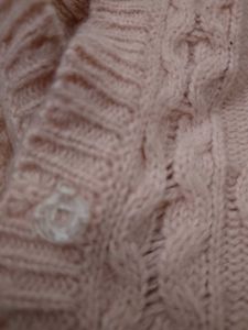 Cute Pink Knitted Hoodie