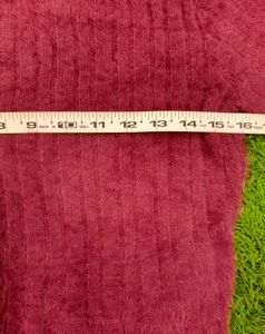 New Maroon Woollen Top