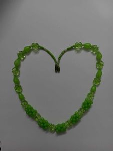 Grape Inspired Green Necklace