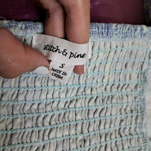 Swirl Print Corset Top