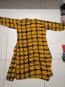 Stylish Yellow &amp; Black Kurta