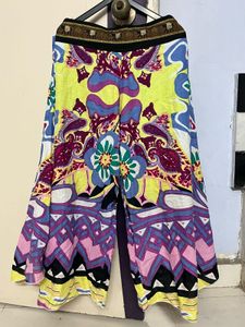 Korean Chromatic Flared Plazzo