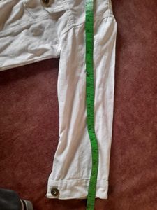 Casual White Denim Jacket