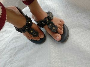 Floral Thong Sandals