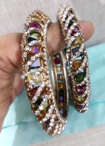 Colorful Gemstone Bangle Set ,🆕✨🤗, Price Reduce!