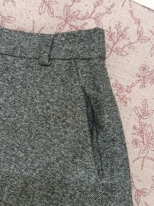 Black &amp; Grey Mini Skirt – Trendy &amp; Lightly Worn!
