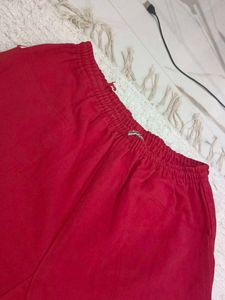 Apple Plus Red Cargo Pant