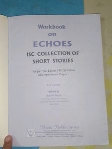 Workbook On Ecohes,ISC Collection Of Short Storie