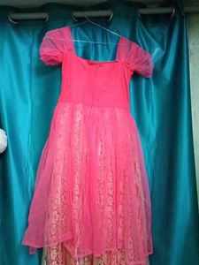 Girls' Party Dress with Bow Detail