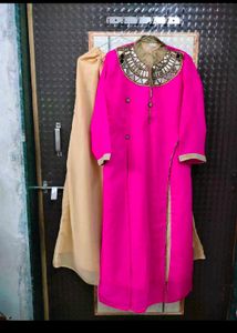 Party Wear Kurta And Plazzo Set