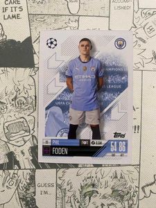Phil Foden Match Attax Base Card