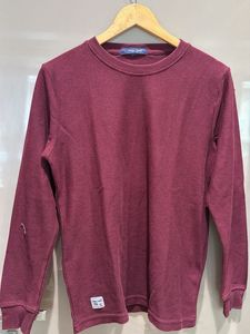 Burgundy Long Sleeve Top