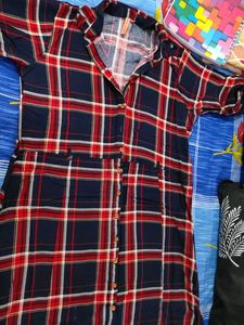 Plaid Shirt Dress