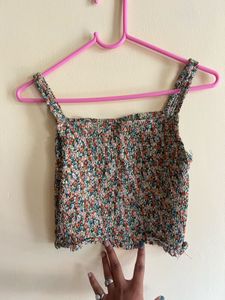 Floral Crop Top
