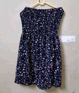 Floral Tube Mini Dress