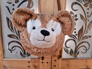 Duffy Cute Bear Face Plush Tote Bag