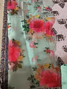 Mint Green Cotton Kurta Set