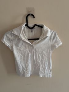 White Crop Top