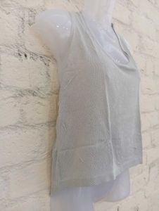 Sky Blue Net Tank Top
