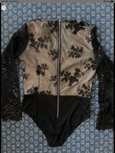 💣Elegant Black Lace Bodysuit