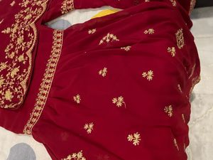 Women Sharara Red