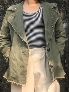 Y2k Olive Green Jacket
