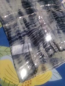 Stylish Tie-Dye Sequin Top