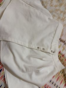 White Skirt With Shorts Inside