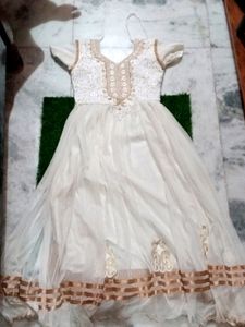 White  Colour Dress Gown 🤩❤️