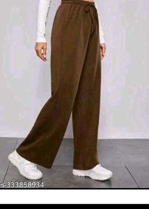 wide leg brown pant