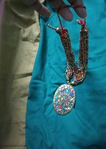 Colorful Beaded Statement Necklace